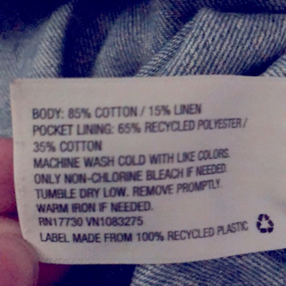 Isabel Maternity Dress SZ XS nursing denim light - Picture 4 of 4